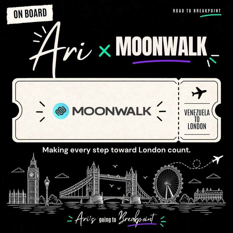 Ari x Moonwalk: making every step toward London count